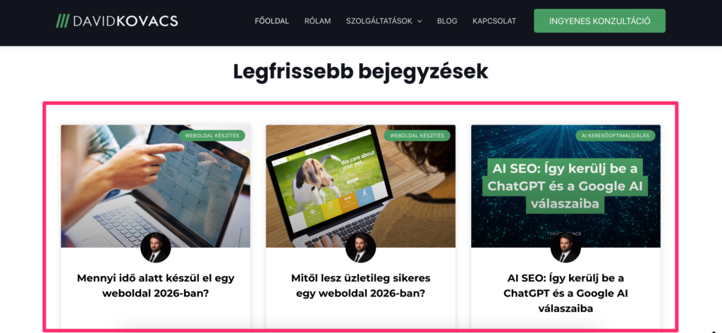 blogbejegyzések